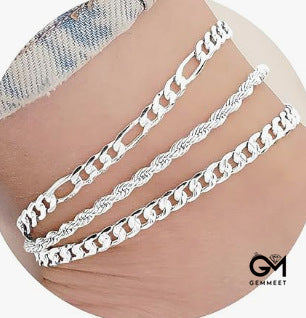 Bohemian Multilayer Metal Chain Anklet