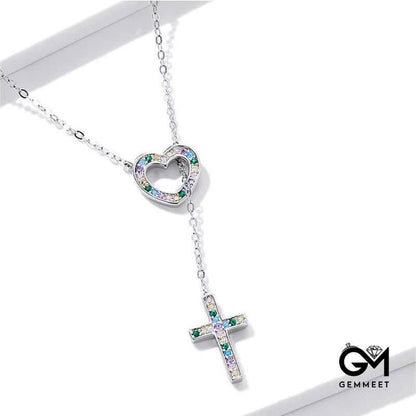 Women's Love & Cross Necklace