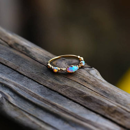 "Love and Sincerity" - Opal Reki Vintage Ring