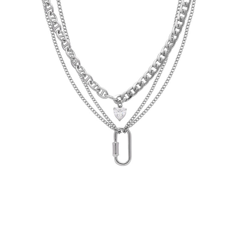 Wear A Diamond-encrusted Necklace with Niche Design