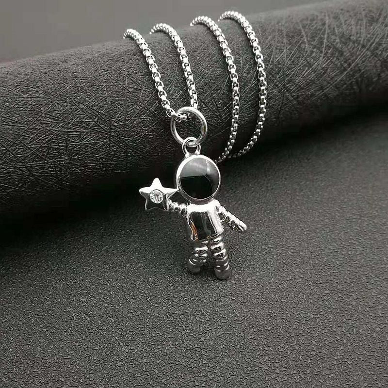 Hip Hop Spaceman Astronaut Couple Pendant