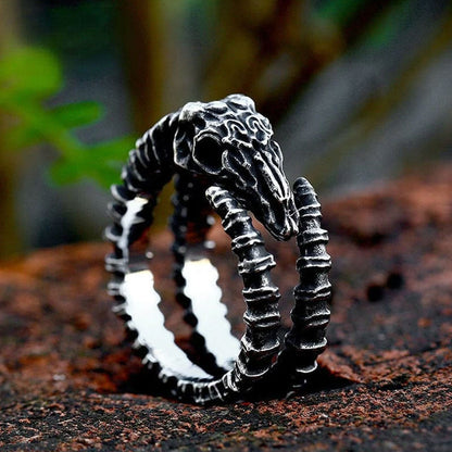 Men's Punk Sheep Skull Ring