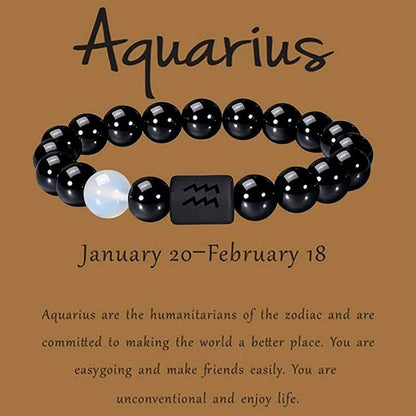 Obsidian Zodiac Lucky Bracelet