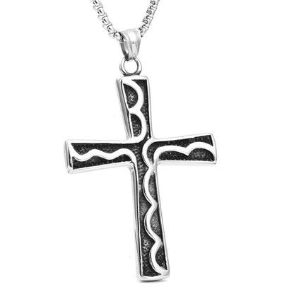 Hip Hop Retro Cross Thread Pendant