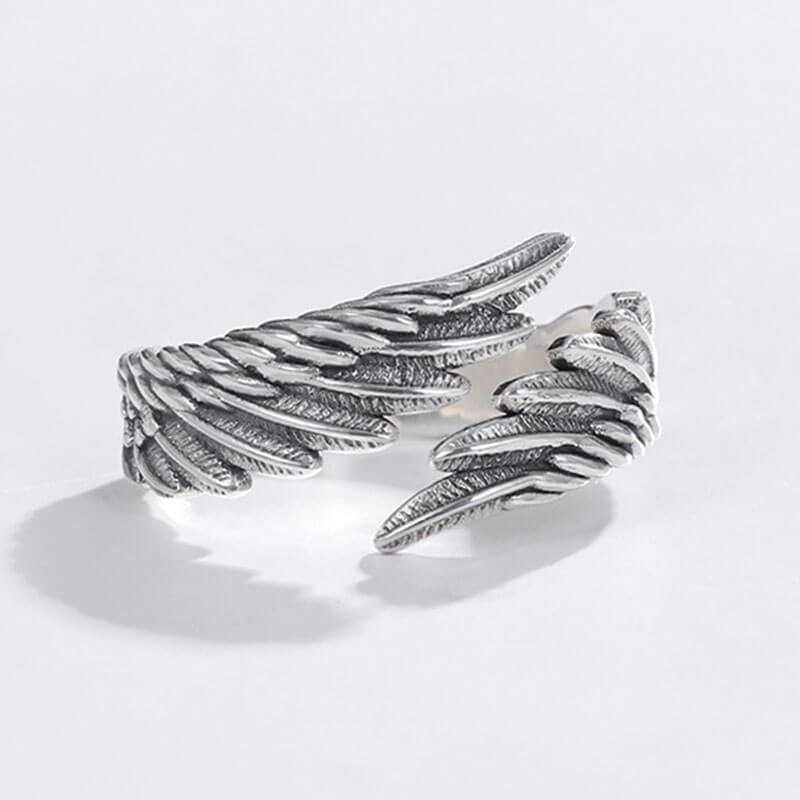 Angel Wings Adjustable Ring