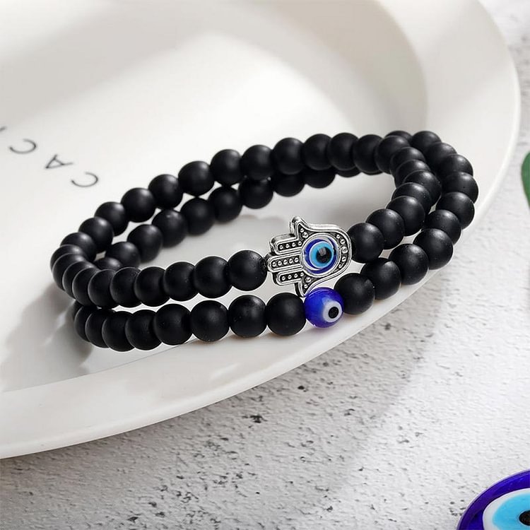 Evil Eye With Hamsa Protection Bracelet