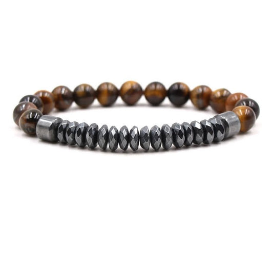 Tiger Eye Hematite Beads Bracelet