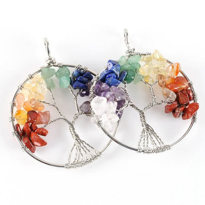 Tree of Life Pendant Woven Necklace