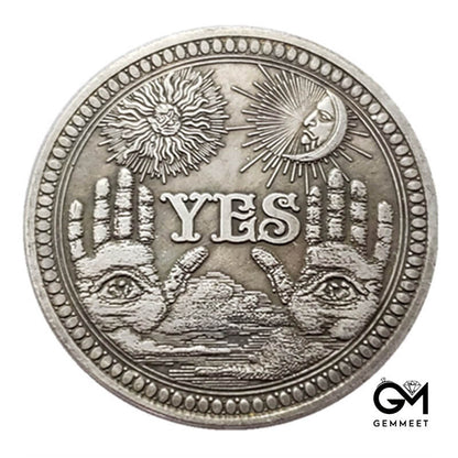 Vintage YES/NO Collectible Coins