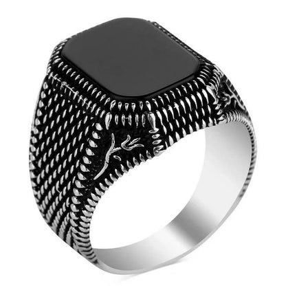 "Reign Of Power" Men's Black Onyx Ring