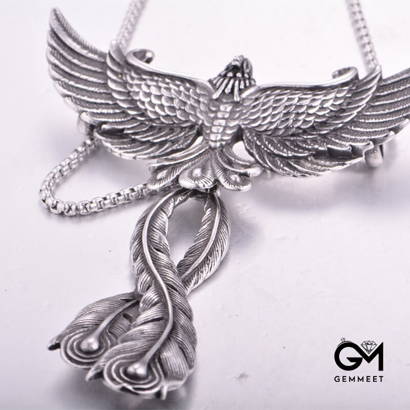 Wings Phoenix Titanium Steel Necklace