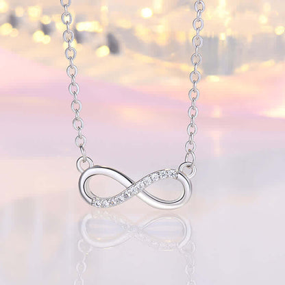 Women's Minimalist Eternity Symbol Necklace