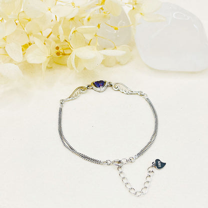 Simple Love Angel Wing Bracelet