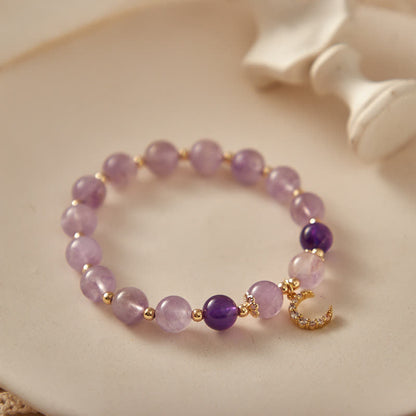 Amethyst Moon Protection Bracelet