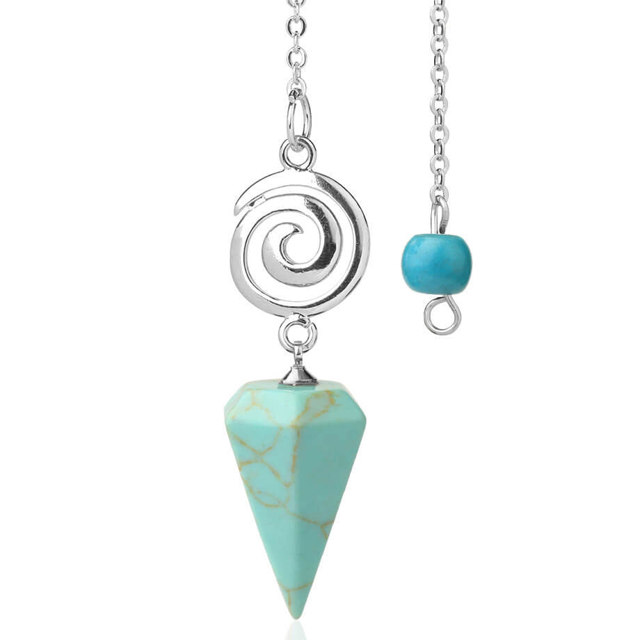 Spiral Crystal Pendant