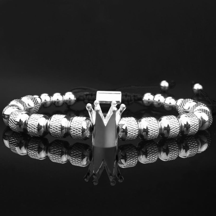 Roman Royal Crown Men Bracelet