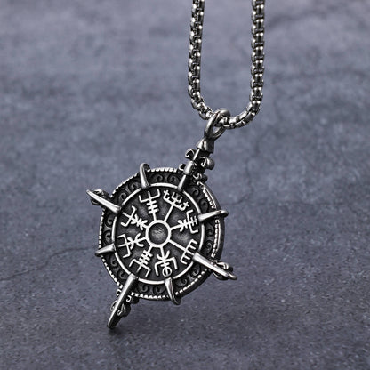 Personality Retro Amulet Cross Men Pendant