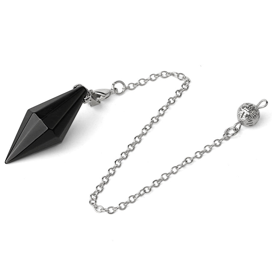 Crystal Conical Section Crystal Stone Pendant