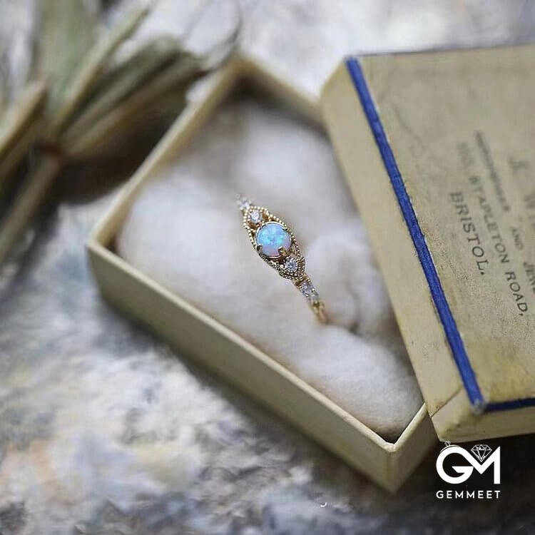 "The Mystery Healer" - Opal Retro Ring