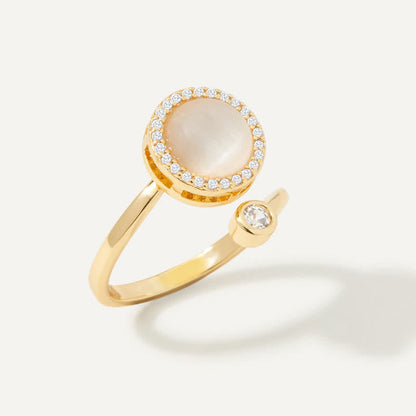 Moonstone Meditation Ring