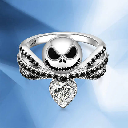 Creative Skull Heart Love Ring