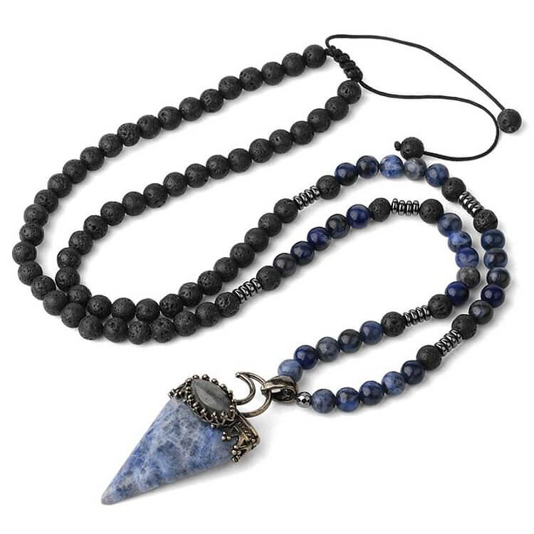 Crystal Meditation Beaded Necklace