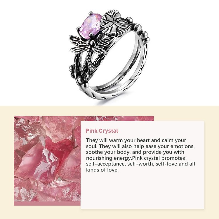 Natural Protaction Crystal Ring