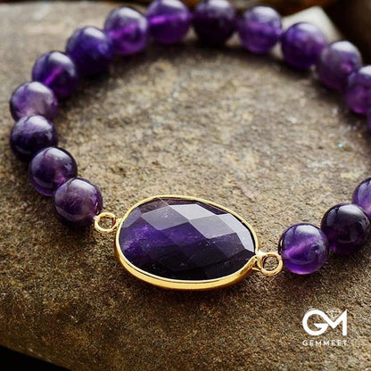 Relieves stress Amethyst Bracelet