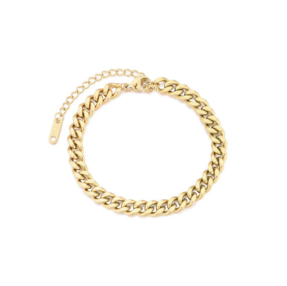 Basic Cuban Chain Bracelet