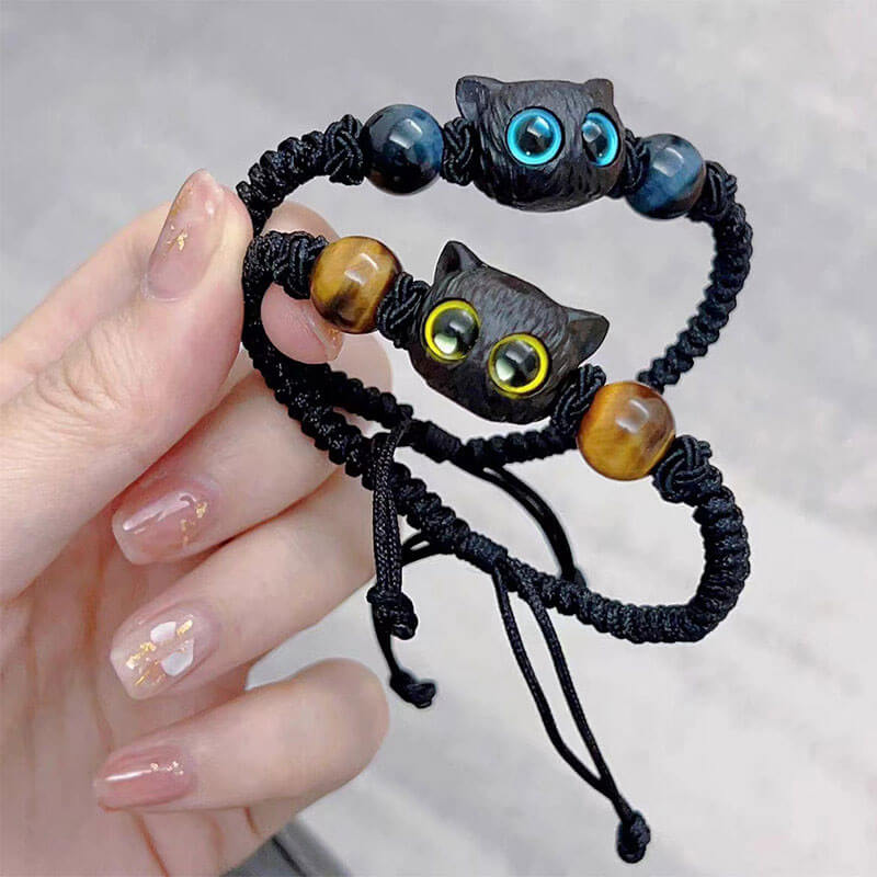 Kitten Woven Design Retro Versatile Fashion Bracelet