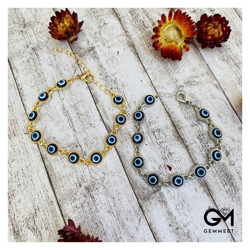 Evil Eye Pendant Bracelet