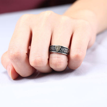 God's Eye ring niche design creative men's and women's fashion rings