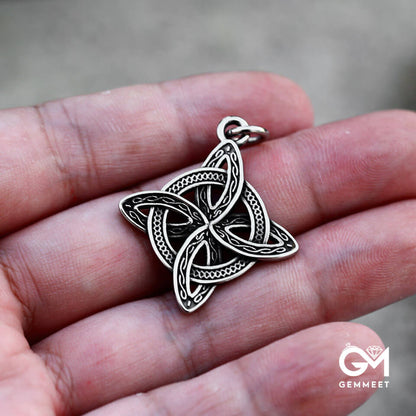 Stainless Steel Vintage Hollow Pendant