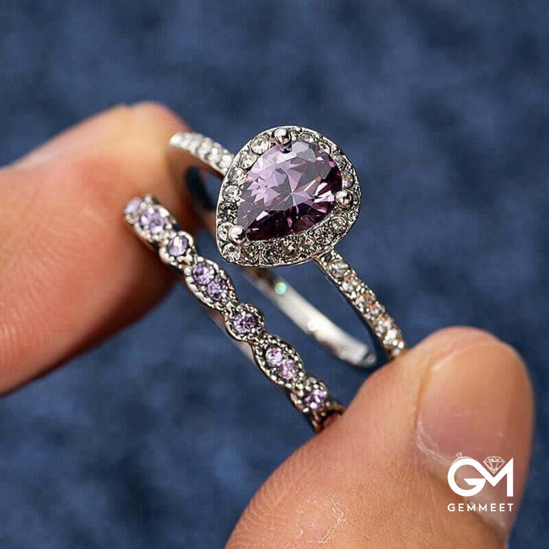 Amethyst Stacking Ring