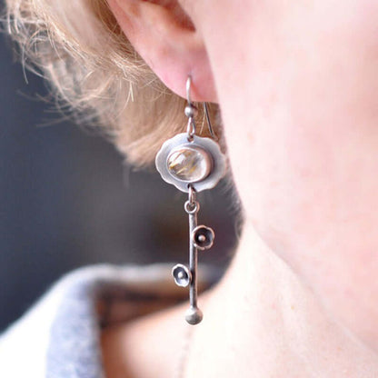 Retro Crystal Purification Earrings