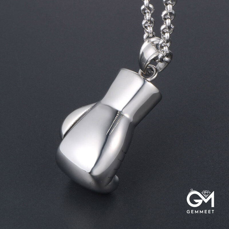 Titanium Steel Boxing Gloves Men's Necklace