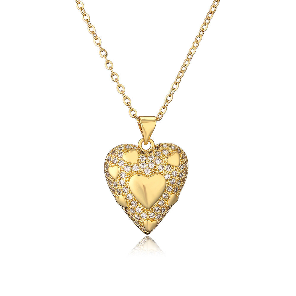 Heart & Star Totem Pendant Necklace