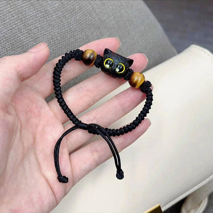 Kitten Woven Design Retro Versatile Fashion Bracelet