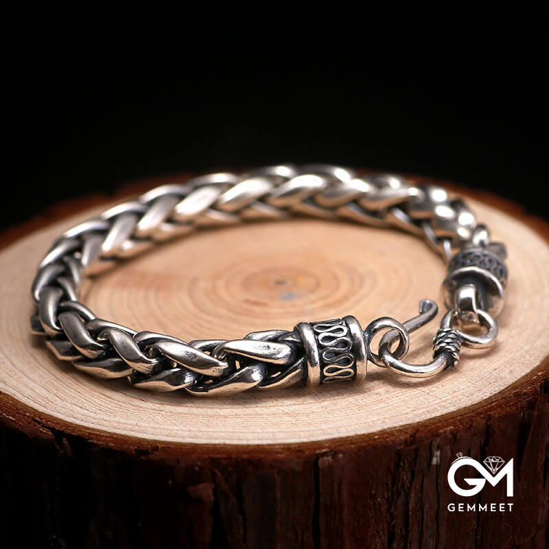 Vintage Woven Punk Keel Bracelet