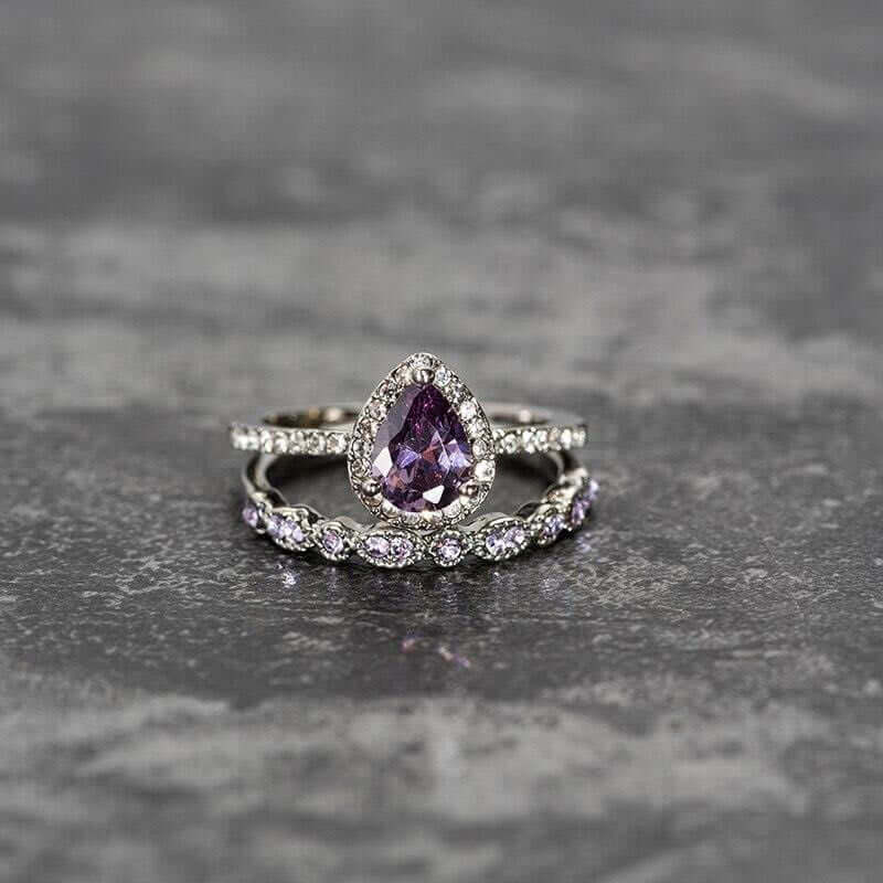 Amethyst Stacking Ring