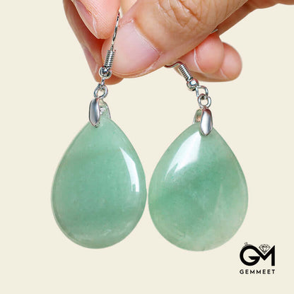 Aventurine Dangle Healing Drop Earrings