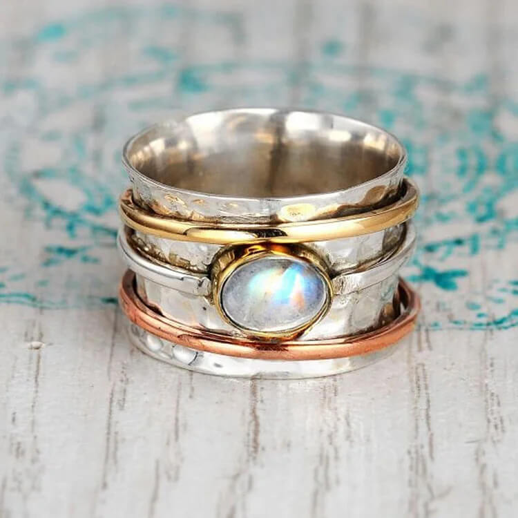 Moonstone Luck Ring