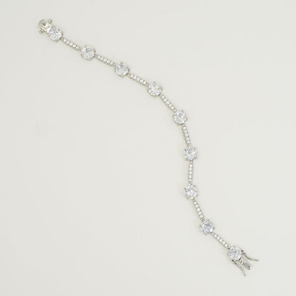 White Gold Common Prong Setting Stones KIARA Bracelet