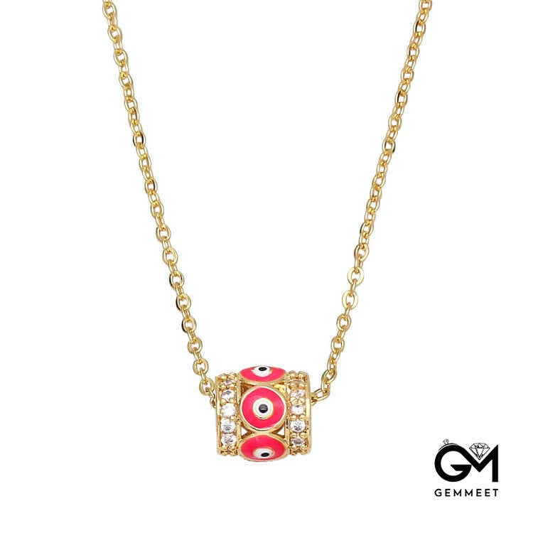 Turkish Evil Eye Hip Hop Pendant Necklace Price