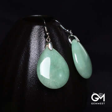 Aventurine Dangle Healing Drop Earrings