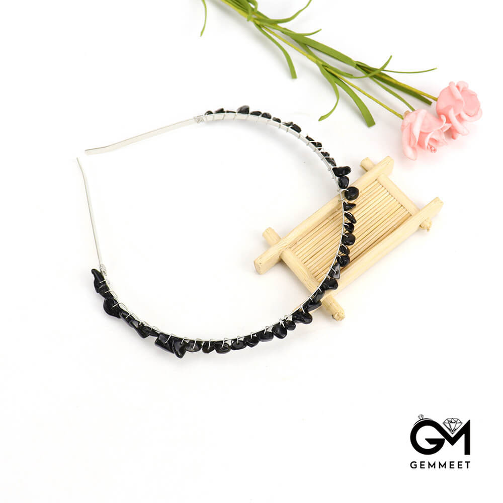 Hand Wound Crystal Crown Alloy Headband