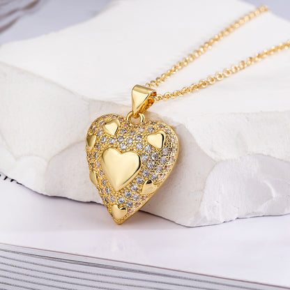 Heart & Star Totem Pendant Necklace