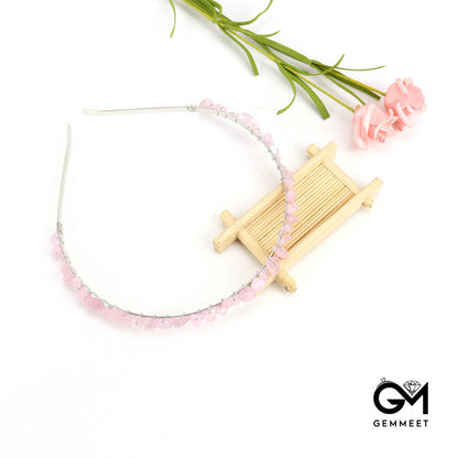 Hand Wound Crystal Crown Headband