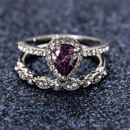 Amethyst Stacking Ring