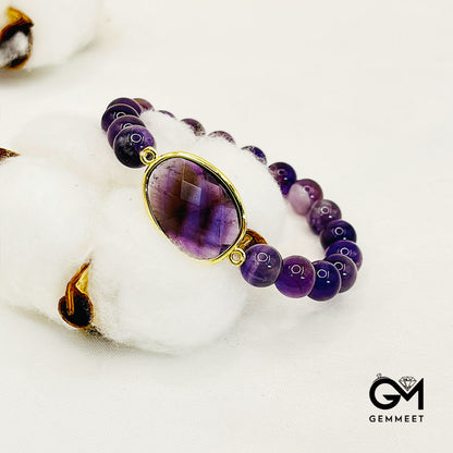 Crystal Relieves stress Amethyst Bracelet